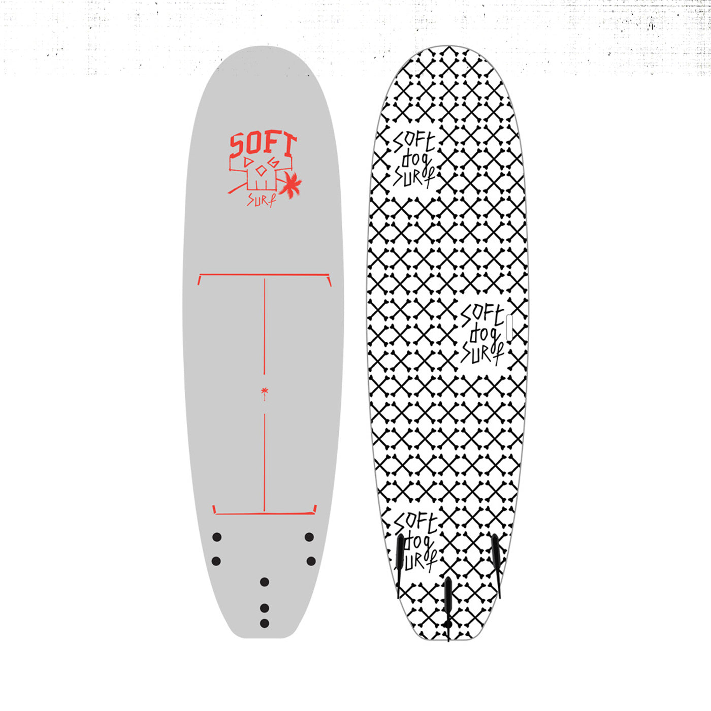 Skooldog 7'2 | Soft Top Surfboard